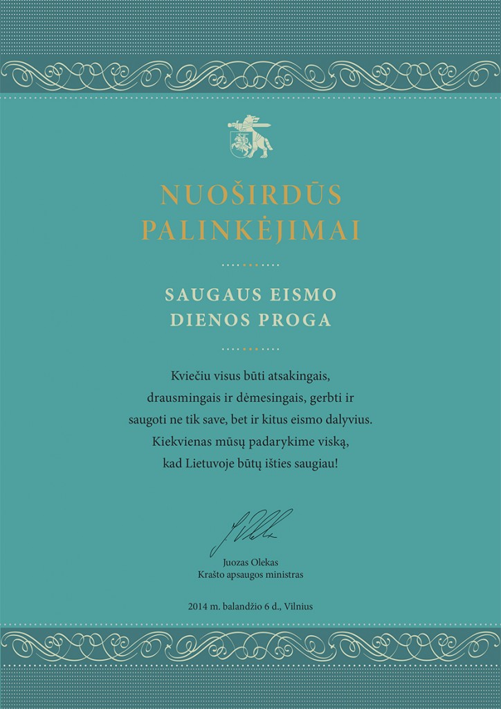 Sveikinimas_Saugaus eismo diena2